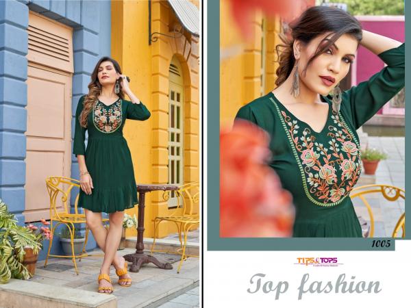 Tips And Tops Yami 2 Fancy Wear Short Kurti Collection